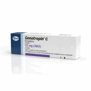Cartucho de Genotropin C 36 ui de Pfizer de venta en Suplementos Guadalajara con envío express a todo México.