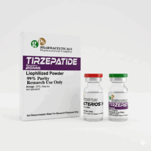 Vial de Mounjaro (Tirzepatida) de GPH Pharmaceuticals con entrega en Guadalajara y envío en frío a todo México.