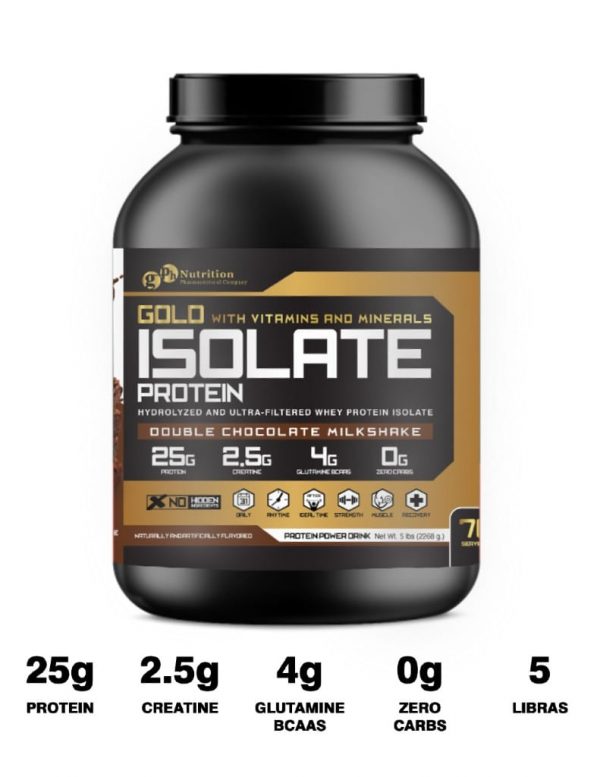 Isolate Protein 5 Lbs - Proteina - Gph Nutrition - Suplementos Guadalajara