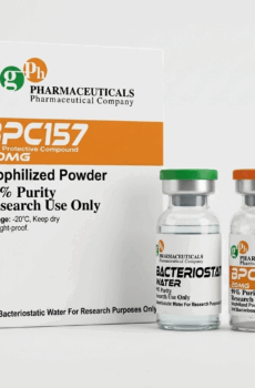 Vial de BPC-157 de 20 mg gph pharmaceuticals en formato liofilizado de venta en Suplementos Guadalajara con envío express a todo México.