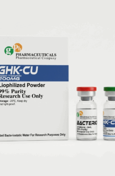 Vial de GHK-Cu de 200 mg péptido de cobre de venta en Suplementos Guadalajara con envío express a todo México.