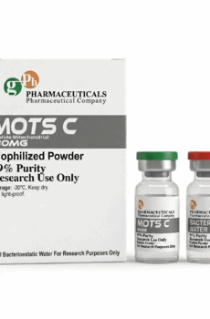Vial de MOTS-c de 80 mg en formato liofilizado de venta en Suplementos Guadalajara con envío express a todo México.