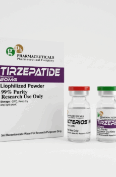 Vial de Mounjaro (Tirzepatida) de GPH Pharmaceuticals con entrega en Guadalajara y envío en frío a todo México.